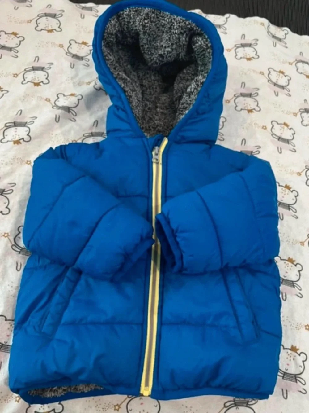 The Children's Place Bright Blue Hooded Puffer Jacket
